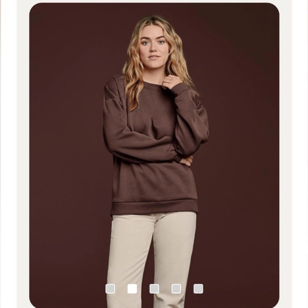 Nuuds Crewneck Sweatshirt Coffee